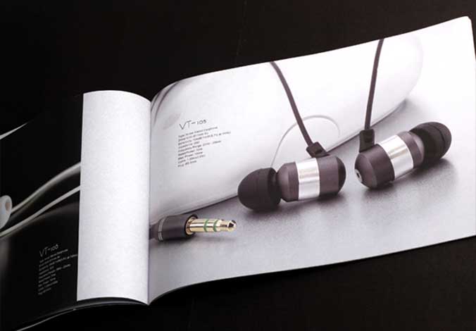 Vtsonic耳機(jī)畫冊(cè)設(shè)計(jì)，宣傳冊(cè)設(shè)計(jì)